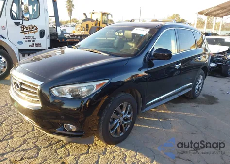 2013 Infiniti Jx35 из США, поврежденный, VIN 5N1AL0MN7DC325990